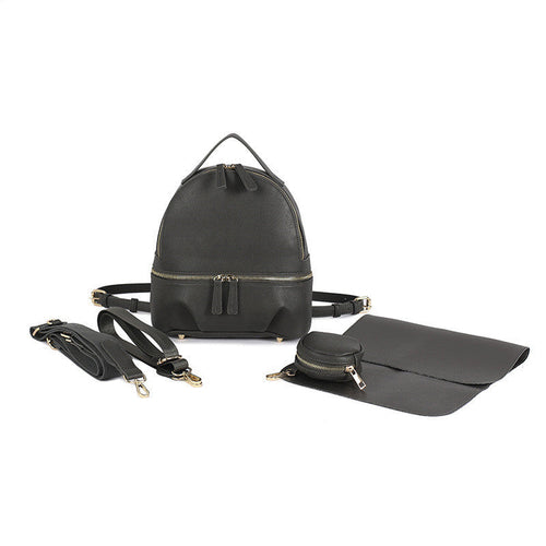 ALLFASHION��MiniLeather UrbanMOM Backpack