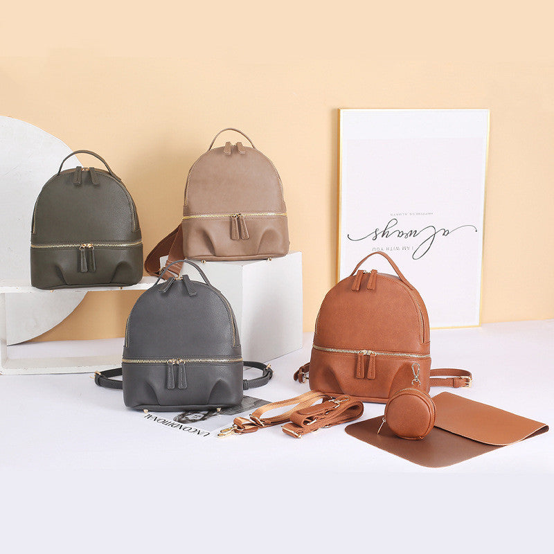 ALLFASHIONâ„?â€?MiniLeather UrbanMOM Backpack