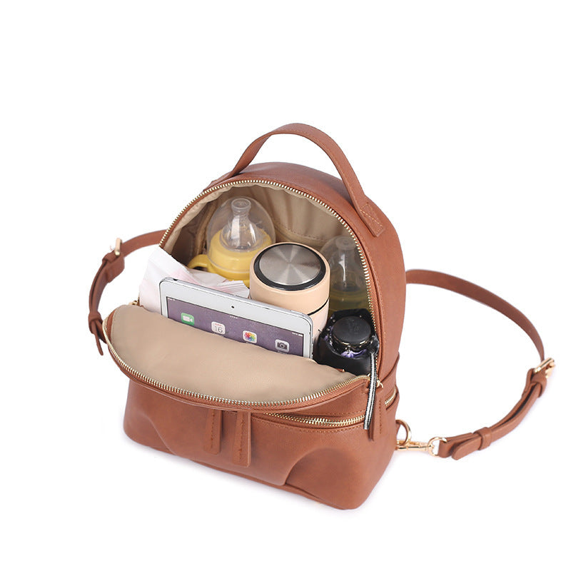 ALLFASHIONâ„?â€?MiniLeather UrbanMOM Backpack
