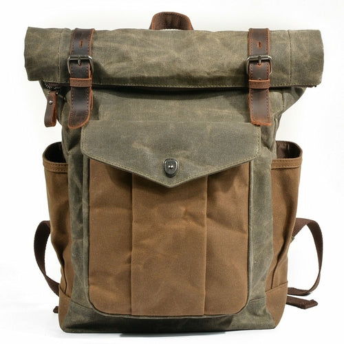 High Quality Fashion Simple Canvas Travel Backpack