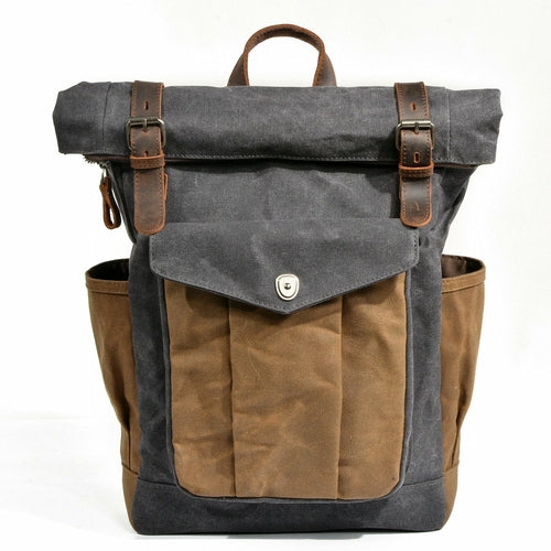 High Quality Fashion Simple Canvas Travel Backpack