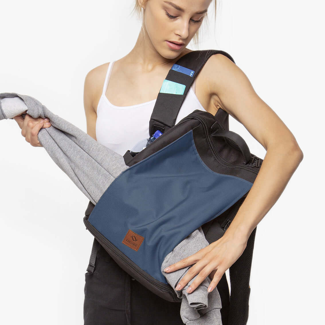 CITYC Laptop 2 in 1 Backpack Navy Blue