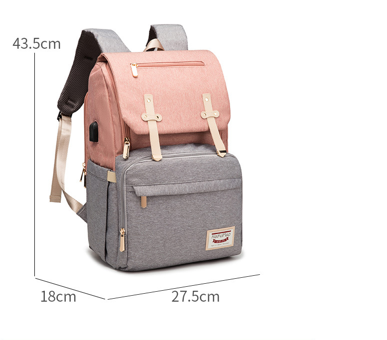 ALLFASHIONâ„?â€?MommyPro Oxford Diaper Backpack