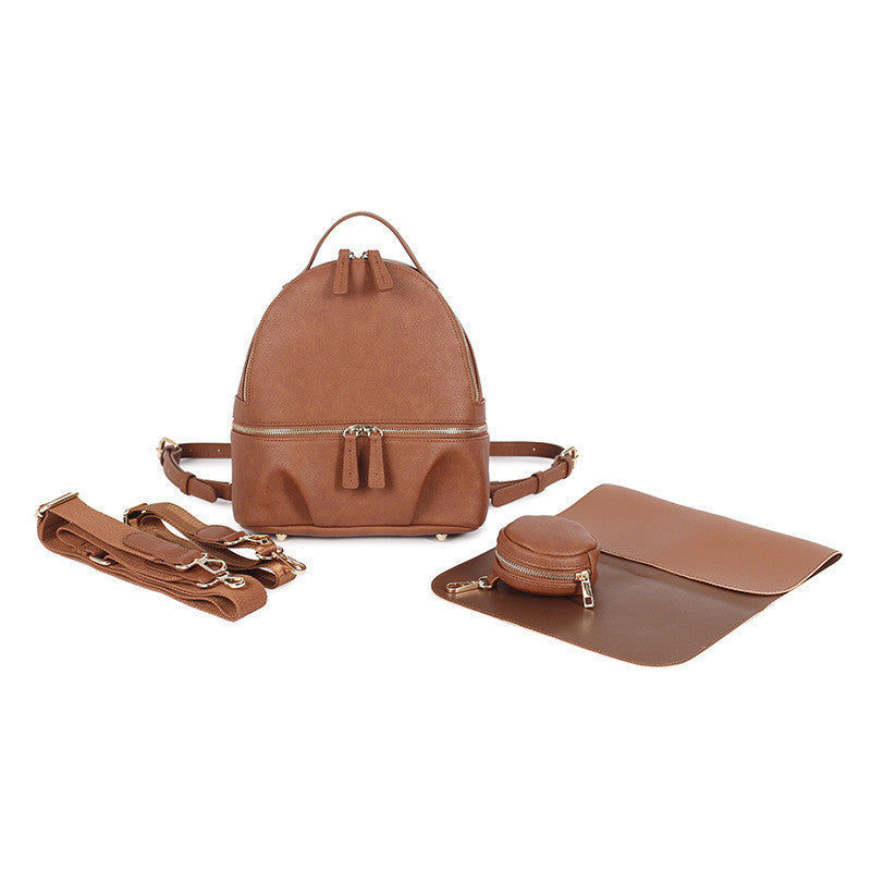 ALLFASHIONâ„?â€?MiniLeather UrbanMOM Backpack